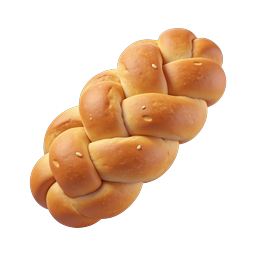 Biểu tượng bánh mì tết - Minh họa tiệm bánh 3D