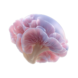 Realistic 3D Human Brain Icon | Medical & Neuroscience