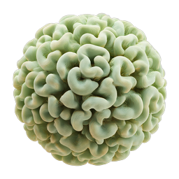 Icona sfera cerebrale 3D - Design neuroscientifico e medico