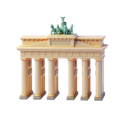 Icona della Porta di Brandeburgo – Simbolo di viaggio dal design moderno