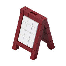 Brick Letter A 3D Icon | Construction Typography