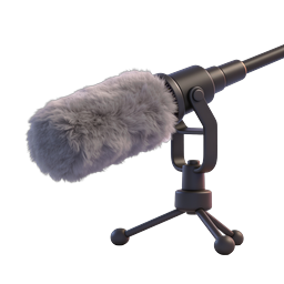 Professional Broadcast Microphone Icon | Podcast & Audio