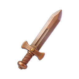 Bronze Sword Icon - 3D Fantasy Weapon Design