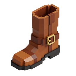 Stylish Brown Boot Icon for Fashion Applications
