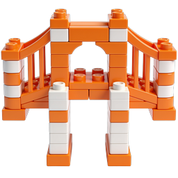 Building Blocks Arch Icon - Creative Construction Toy