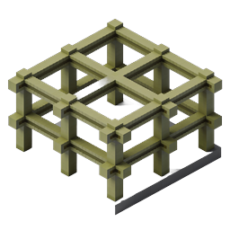 Isometric Building Frame Construction Icon