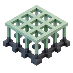 Isometric Building Structure 3D Construction Icon