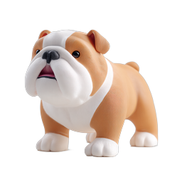 Charming Bulldog Icon for Pet Representations