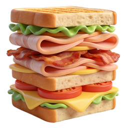 Delicious Burger Sandwich Icon for Culinary Use