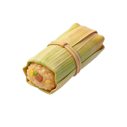 Burrito Wrap 3D Icon - Mexican Food Illustration