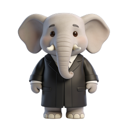 Business Elephant Icon - Professional and Playful Design