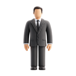 Professional Businessman Icon for Corporate Use