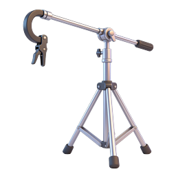 C-Clamp Tripod Stand Icon - Professional Tool Illustration