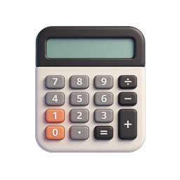 Stylish Calculator Icon for Finance & Education
