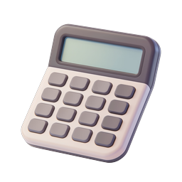 Modern Calculator Icon for Technology Use