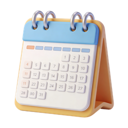 Colorful Calendar Icon for Scheduling and Planning