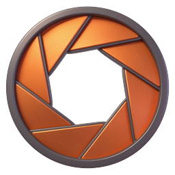 Camera Aperture Icon - Realistic 3D Photography Lens