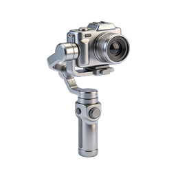 Camera Gimbal Stabilizer Icon - Professional Video Equipment