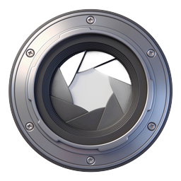 Professional Camera Lens Photography Equipment Icon