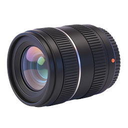 Camera Lens Icon - Professional Photography Equipment
