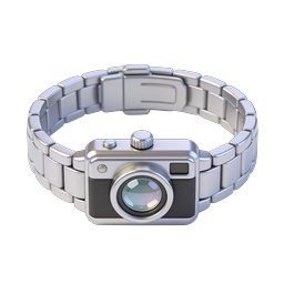 Camera Watch Icon - Creative Photography Timepiece Design