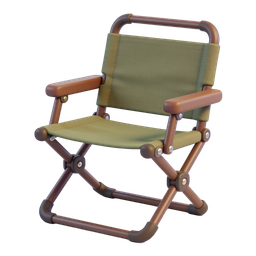 Folding Camping Chair Icon for Outdoor Adventures