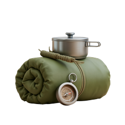 Camping Essentials Icon - Outdoor Adventure Gear