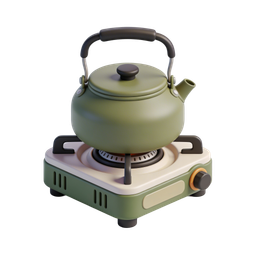 Stylish Kitchen Kettle Icon for Culinary Designs