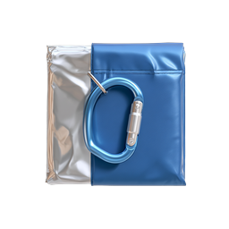 Camping Pouch with Carabiner Clip Icon | Outdoor Gear