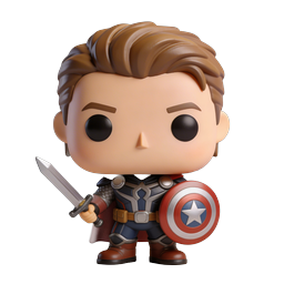 Captain America Warrior Funko Pop Icon - Marvel Hero Figure