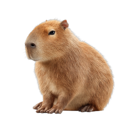 Capybara Animal Icon - Realistic Rodent Illustration