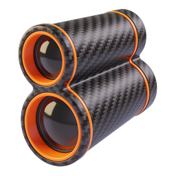 Carbon Fiber Binoculars Icon - Premium Optics Design
