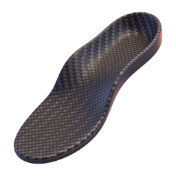 Icona 3D Lama in Fibra di Carbonio | Materiale Composito Premium