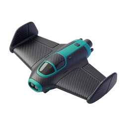 Carbon Fiber Drone Quadcopter 3D Icon | Tech Imagery