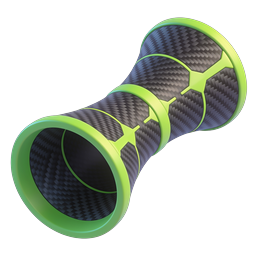 Carbon Fiber Dumbbell Icon - Premium 3D Fitness Graphic