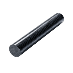 Ícone de Tubo de Fibra de Carbono - Renderização 3D Realista