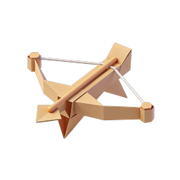 段ボールカタパルト 3Dアイコン - クリエイティブプロジェクトランチャー