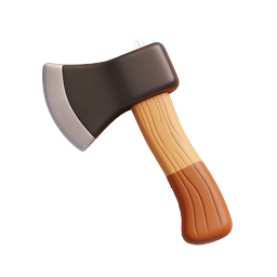 Carpenter Hammer 3D Icon for Tools and DIY Apps
