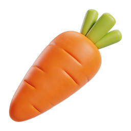 Vibrant Carrot Icon for Healthy Living