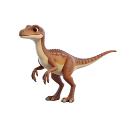 Friendly Cartoon Dinosaur Icon for Creative Projects