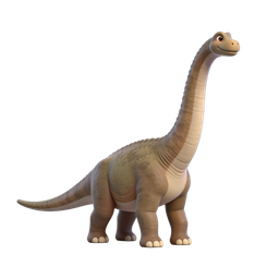Charming Cartoon Dinosaur Icon for Children's Themes