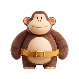 Playful Cartoon Monkey Icon for Fun Projects