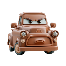 Whimsical Cartoon Truck Icon for Creative Projects