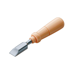Stylish Carving Tool Icon for Crafting Projects