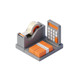 Cash Register POS System 3D Icon for Retail Apps