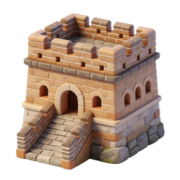 Charming Castle Icon for Fantasy and Adventure Themes