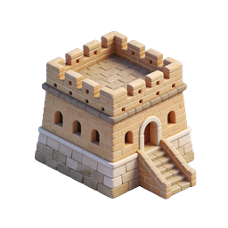 Whimsical Castle Icon for Fantasy and Adventure Themes