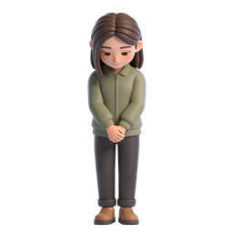 Casual Woman Icon for Lifestyle Themes