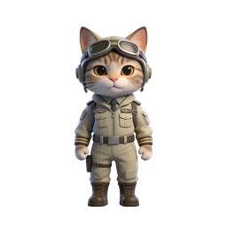Adorable Cat Pilot Icon for Kids' Content