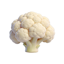 Vibrant Cauliflower Icon for Healthy Eating